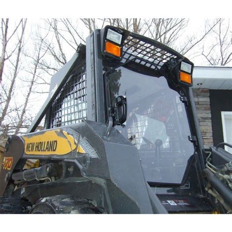 new holland skid steer door assembly|aftermarket skid steer doors.